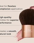 M. Asam MAGIC FINISH Kabuki Brush - Versatile Makeup Brush for Foundation, Powder & Bronzer, Premium Synthetic Bristles, Ideal for Blush & Setting Powder, Soft Blending & Natural Finish