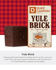 Duke Cannon Holiday Limited-Edition Yule Brick Big Brick of Soap - 10oz Bar, Triple Milled, Charred Wood & Leather Scent, Perfect for Men, Supports U.S. Veterans, 3 Pack