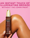 SOL by Jergens Self Tanner Body Bronzer, For All Unique Skin Tones, Sunless Tanning, Wash-off Luminous Body Bronzer, Natural-Looking Self-bronzer and Tan Intensifier for Instant Bronze, 3.4 Ounce