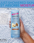 Jergens Wet Skin Body Moisturizer with Restoring Argan Oil, 4X Healthier Looking Skin, Fast-Absorbing, Non-Greasy, Dermatologist Tested, 10 Oz, Pack of 4