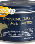 BALM OF GILEAD Foot Healing Cream β Frankincense & Sweet Myrrh Moisturizer for Sensitive Skin - Relieving Foot Therapy & Diabetic Skin Healing - Deeply Nourishing & Synergistic Cream