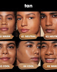 e.l.f. Soft Glam Foundation, Medium Coverage, Long-Lasting & Buildable Foundation For A Smooth, Satin Finish, Vegan & Cruelty-Free, 45 Tan Warm