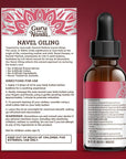 GuruNanda Navel Oiling – Ayurvedic Belly Button Oil with Castor, Neem & Vitamin E | Supports Digestion, Detox, Hydration & Stress Relief | 100% Natural & Pure | 2 fl oz