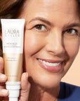 LAURA GELLER NEW YORK Spackle Primer - Champagne Glow - Super-Size 2 Fl Oz - Hyaluronic Acid Makeup Primer for Mature Skin
