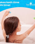 Squishy Bath Bombs for Girls & Boys with Surprise Toys Inside (6 Pack) - Large Bubble Bath Bombs & Hidden Figures, Gentle and Safe Fizzies, Made in USA, Gifts for Kids by Two Sisters