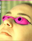 Super Sunnies EVO FLEX Flexible Tanning Bed Goggles Red Light Therapy Eye Protection UV Glasses, FDA Compliant - 4 Pack