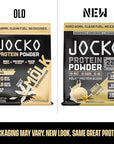 Jocko Mölk Whey Protein Powder 22g Protein - Sugar Free Monk Fruit Blend - Muscle Recovery & Growth, Packaging May Vary (31 Servings, Vanilla Milkshake)
