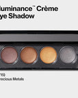 Revlon Crème Eyeshadow Palette, Illuminance Eye Makeup with Crease- Resistant Ingredients, Creamy Pigmented in Blendable Matte & Shimmer Finishes, 715 Precious Metals, 0.12 Oz