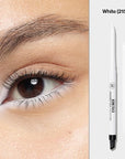 REVLON ColorStay Pencil Waterproof Eyeliner, Smudge-Proof, Eye Makeup with Built-In Sharpener, 215 White, 0.01 oz