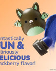 Lip Smacker Squishmallows Moisturizing Lip Balm, Fun Soft Squishy Collectible Top, Blackberry Flavored Hydration - Aldous