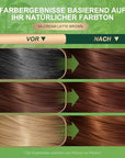 Permanent Hair Dye Gray Coverage Hair Dye PPD-Free Hair Color Kit 4A Cream Latte Brown
