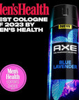 AXE Fine Fragrance Collection Premium Deodorant Body Spray for Men Blue Lavender 3 Count with 72H Odor Protection and Freshness Infused with Lavender, Mint, and Amber Essential Oils 4 oz