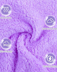 Makeup Remover Cloths 28 Pack - Super Soft Premium Coral Velvet Facial Cleansing Towels 7x7 Inch, Highly Absorbent Microfiber Reusable Washcloths for Face, Eye, Lips