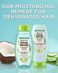 Garnier Whole Blends Coconut Water & Aloe Vera Refreshing Conditioner for Normal Hair, 26.6 Fl Oz, 1 Count (Packaging May Vary) (Pack of 2)