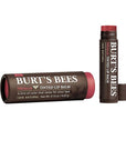 Burt's Bees 100% Natural Tinted Lip Balm, Hibiscus with Shea Butter & Botanical Waxes – 1 Tube
