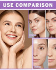 AIUEO Lavender Matte Setting Powder Sunscreen Powder Oil De Maquillaje