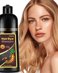 Instant Brown Hair Color Shampoo & Dye - 3 in 1 Blonde & Brown Hair Color Shampoo