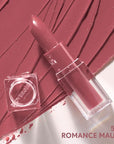 COVERGIRL Clean Lip Color, Romance Mauve, Satin Finish, Squalane, Avocado & Aloe, Carmine-Free, Non-Drying, 0.12oz