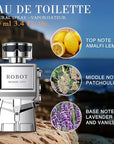 Hybrid & Company Mens 4 Pcs Robot Ai For Men Homme City Eau De Perfum Vaporisateur Natural Spray