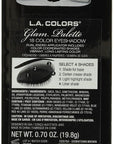 L.A. COLORS 18 Color Eyeshadow Palette, Downtown Brown CES750