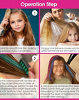 New Hair Chalk Comb Temporary Hair Color Dye for Girls Kids, Washable Hair Chalk for Girls Age 4 5 6 7 8 9 10-12 Birthday Christmas New Year Cosplay Hair DIY Party