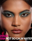 wet n wild Color Icon Cream Eyeshadow Makeup Multi-Stick Teal Not So Calm Waters (Pack of 2)