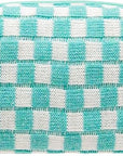 Pazimiik checkered makeup bag for