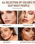 Long-Lasting Concealer Foundation Stick, Full Coverage Foundation Stick, Contouring foundation, Cover Blemishes for All Skin Types (NATURAL)