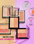 wet n wild MegaGlo Blushlighter, Blendable Blush & Highlighter Set, Shimmery Metallic Finish, I Met Someone