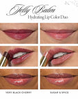 LAURA GELLER NEW YORK Jelly Balm Hydrating Lip Color Duo - Very Black Cherry + Sugar & Spice - Holiday 2024