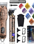 RESUXI Hair Clippers for Men with Barber Trimmer Set,Professional Haircut Clippers for Hair Cutting Grooming Kit,Cordless Beard Trimmer Hair Cutter Barber Accessories USB Rechargeable