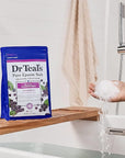 Dr Teal's Epsom Salt Magnesium Soak, Black Elderberry with Vitamin D, 3 lbs (Pack of 4)