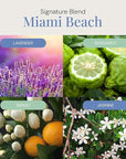 Miami Beach Aroma Oil, Essential Oils Blend for Diffusers & Scent Machines, Fresh Cologne Scent with Citrus & Musk Notes, Aromatherapy, Cold Air Diffuser Compatible, 100 mL
