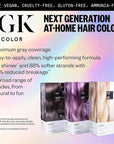 IGK Permanent Hair Dye Color Kit | 5GA1-800 Espresso - Golden Ash Brown | 100% Gray Color Coverage + Strengthen + Shine | Ammonia Free
