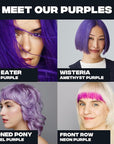 Good Dye Young Semi-Permanent Hair Color, Vegan and Cruelty-Free Purple Hair Dye, Last up to 24 Washes, Non-Damaging Conditioning Hair Color (5FL OZ, Wisteria)