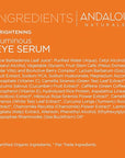 Andalou naturals luminous eye serum,