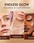 URQT Highly Pigmented Liquid Contour Highlighter - Built-in