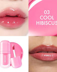 Amuse SEOUL BEBE TINT - 03 COOL HIBISCUS | 24-hour Long-lasting Lip Stain, Plumping, Hydrating, Moisturizing, No Peel Off, Lip Care, Treatment, Non Sticky, Korean Lip Tint for Dry Lips