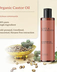 Life & Pursuits Organic Castor Oil 200 ml (Pack of 2), 100% Pure, Cold-pressed, Hexane Free Castor Oil for Skin, Scalp and Hair