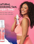 Mystic Tan Wake-Up Tan Hyaluronic Acid Overnight Moisturizer – Self-Tan Water Mousse, 5.5 fl. oz / 172 ml
