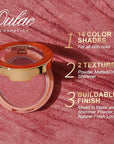 Oulac Luminous Blush Face Bronze Gold Warm | 4.8g