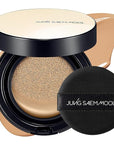JUNG SAEM MOOL Essential Skin Nuder Cushion 25W Latte 0.49 Fl Oz, No Refill, Natural Radiant Finish Cushion Foundation with Buildable Coverage, Lightweight Texture, Korean Foundation Makeup