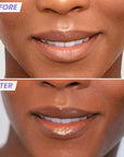 Wonderskin WONDER BLADING Top Gloss - Clear Glitter Lip Gloss, Hydrating and High Shine Finish Lip Makeup (Clear Shine)