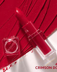 COVERGIRL Clean Lip Color, Crimson Doll, Satin Finish, Squalane, Avocado & Aloe, Carmine-Free, Non-Drying, 0.12oz
