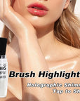Glitter Powder Highlighter Makeup, Fairy Highlight Shimmer Body Pearl White)