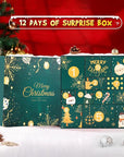 Advent Calendar 2025 Women-12 Days of Christmas Advent Calendars for Adult Women and Teen Girls, Luxury Spa Self Care Christmas Gifts Basket Countdown Calendar for Mom Wife Girlfriend Green
