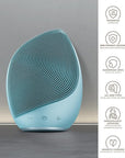 GESKE SmartAppGuided Sonic Facial Brush 5 in 1 | Vibrating Electric Cleansing Brush | Soft Silicone | Professional Cleanser | Skin Exfoliator | Face Massager