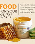 Hydrating Face Moisturizer & Body Cream with Manuka Honey Cream - Organic Face Moisturizer with Honey for Extremely Dry Skin - for Dry & Itchy Skin, Rosacea & Eczema Prone Skin 8oz