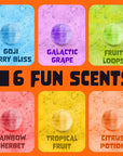 Halloween Bath Bomb for Kids with Surprise Toys Inside (6 Pack) - Large Pumpkin Spooky Bombs for Boys & Girls – Made in USA, Boo Basket Stuffers for Teens by Two Sisters