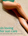 After Sun Cooling Aloe Vera Spray - USA Made With Organic Aloe Vera, Fast Absorbing After Sun Care for Sunburn Relief, Skin Cooling After Sun Spray, Sunburn Treatment Spray Lotion for Body
